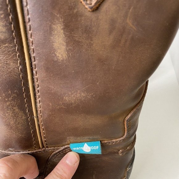 Twisted X Men's 11" Pull-On Hiker Boot Distressed Saddle/Saddle 13W Waterproof - Picture 3 of 9